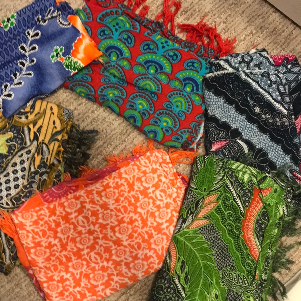 Assorted sarongs